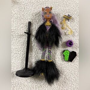 Monster High Ghouls Rule Clawdeen Wolf Doll Mattel 2012 first wave